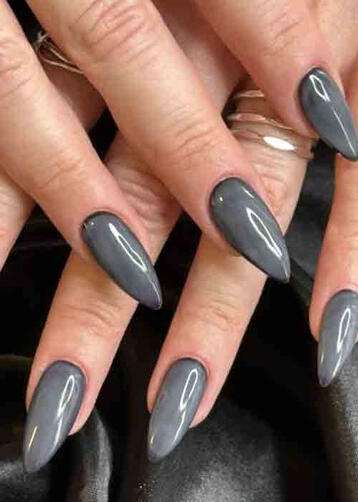 Grey Nails Design