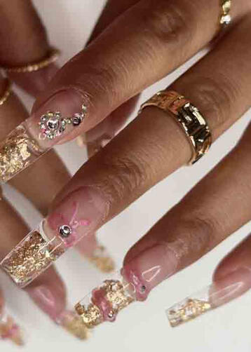 Gold and Pink Design